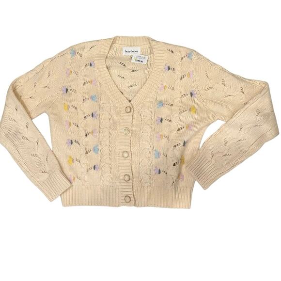 Heartloom “Adalene” Cardigan – Ivory – Size S – NWT ($109 Retail) - Picture 1 of 5